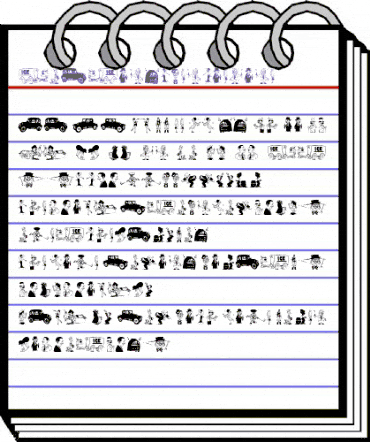 RoaringTwentieNine Regular animated font preview