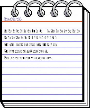 RobleSCapsSSK Regular animated font preview RobleSCapsSSK Regular animated font preview