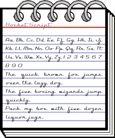 Rocket Script Regular animated font preview Rocket Script Regular animated font preview