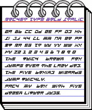 Rocket Type Bold Italic Bold Italic animated font preview Rocket Type Bold Italic Bold Italic animated font preview