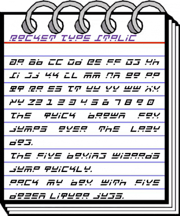 Rocket Type Italic Italic animated font preview Rocket Type Italic Italic animated font preview