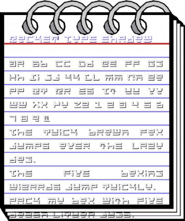 Rocket Type Shadow Shadow animated font preview Rocket Type Shadow Shadow animated font preview