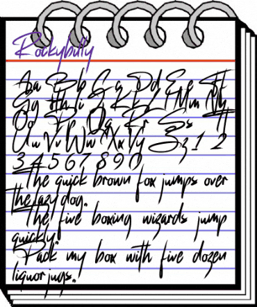 Rockybilly Regular animated font preview Rockybilly Regular animated font preview