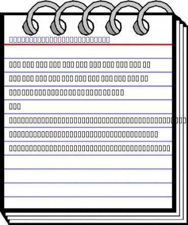 Rococo Ornaments Three MT Regular animated font preview