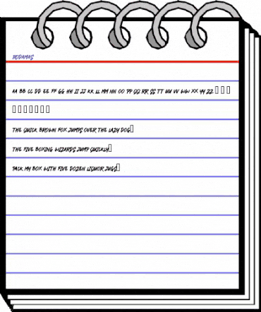 RODAMAS Regular animated font preview RODAMAS Regular animated font preview