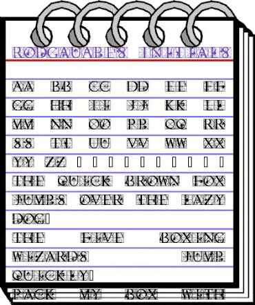 RodGauApes Initials animated font preview RodGauApes Initials animated font preview