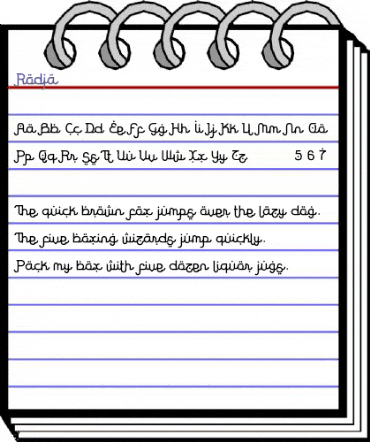 Rodja Rodja animated font preview