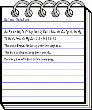 Rofland Regular animated font preview Rofland Regular animated font preview