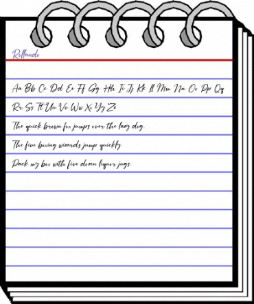 Rollando DEMO Regular animated font preview