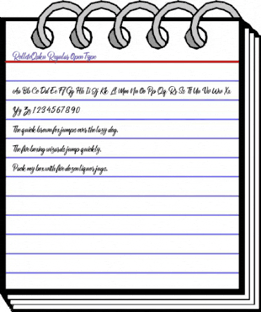 Rollete Qaku Regular animated font preview