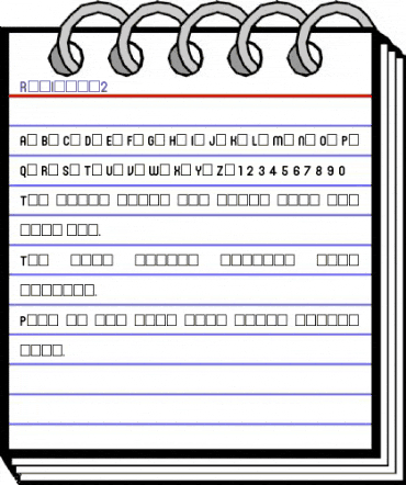RonInset2 Normal animated font preview