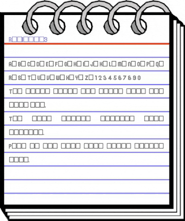 RonInset3 Normal animated font preview