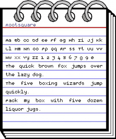 RootSquare Medium animated font preview RootSquare Medium animated font preview