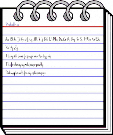 RosalindaFree Regular animated font preview RosalindaFree Regular animated font preview