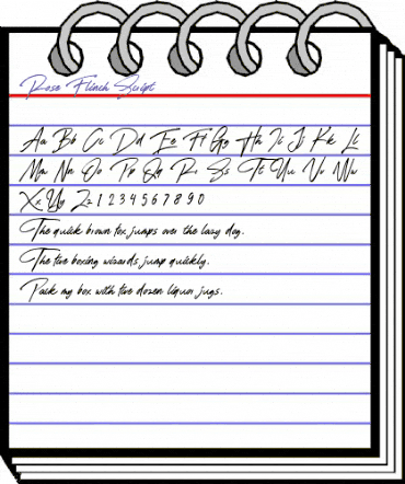Rose Flinch Script animated font preview Rose Flinch Script animated font preview