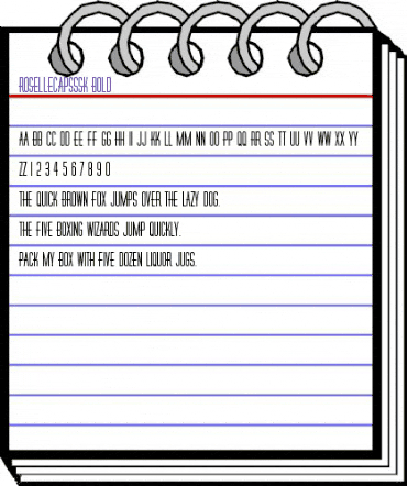 RoselleCapsSSK Bold animated font preview RoselleCapsSSK Bold animated font preview
