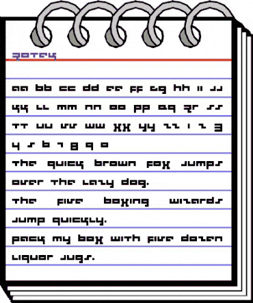 Rotek Regular animated font preview Rotek Regular animated font preview