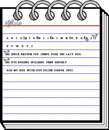 ROTHE DEMO Regular animated font preview ROTHE DEMO Regular animated font preview