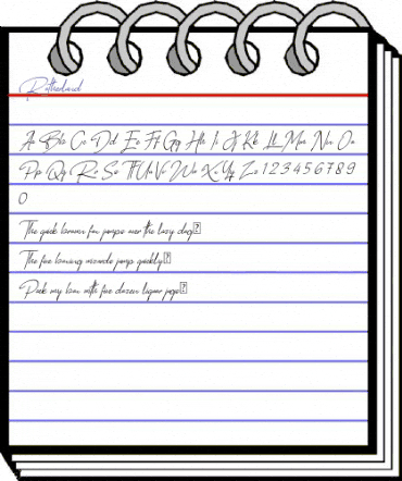 Rotherland Regular animated font preview Rotherland Regular animated font preview
