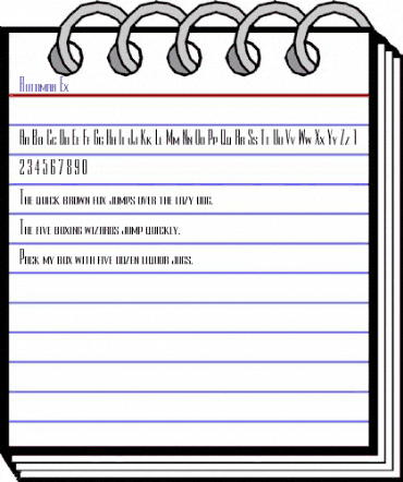 Rothman Ex Regular animated font preview Rothman Ex Regular animated font preview