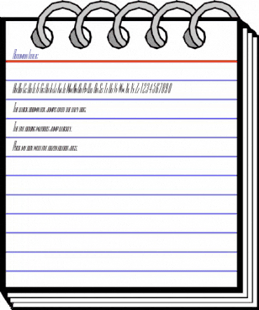 Rothman Italic Italic animated font preview Rothman Italic Italic animated font preview