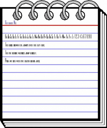 Rothman Wd Regular animated font preview Rothman Wd Regular animated font preview