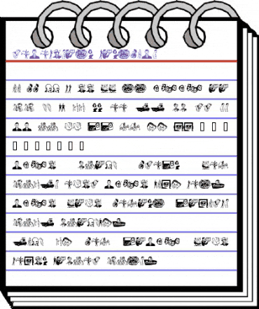 Rotodesign Dingbats animated font preview Rotodesign Dingbats animated font preview