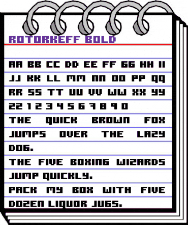 ROTORkeff Bold Regular animated font preview ROTORkeff Bold Regular animated font preview