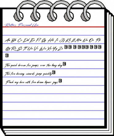 Rotters Personal Use Regular animated font preview Rotters Personal Use Regular animated font preview