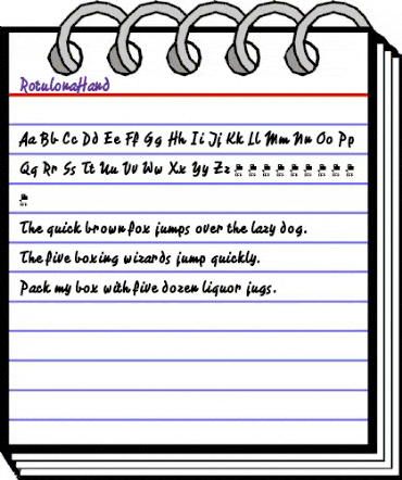 Rotulona Hand FFP animated font preview Rotulona Hand FFP animated font preview