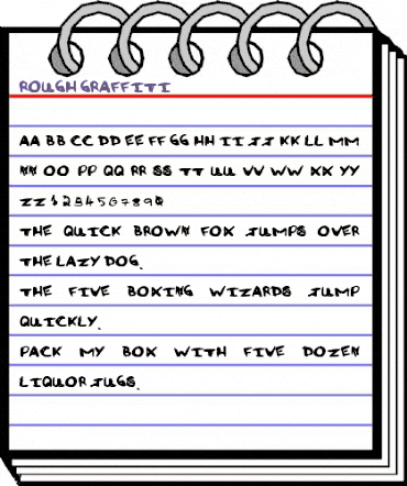 Rough Graffiti Regular animated font preview Rough Graffiti Regular animated font preview