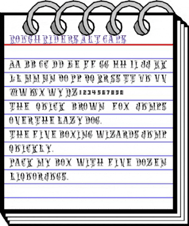 Rough Riders Alt Caps Regular animated font preview Rough Riders Alt Caps Regular animated font preview