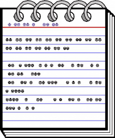 Round Masks Regular animated font preview Round Masks Regular animated font preview