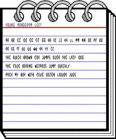 Round_Monogram_Left Regular animated font preview Round_Monogram_Left Regular animated font preview