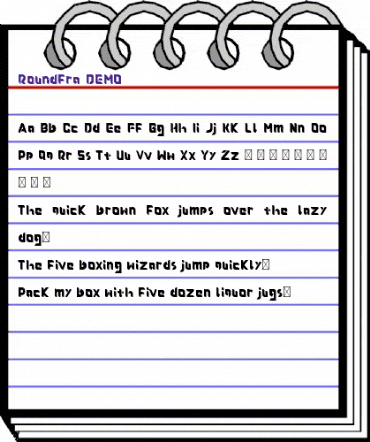 Roundfra DEMO Regular animated font preview Roundfra DEMO Regular animated font preview