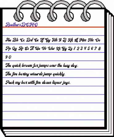 Routhers DEMO Regular animated font preview Routhers DEMO Regular animated font preview