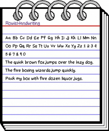 RowisHandwriting Medium animated font preview RowisHandwriting Medium animated font preview