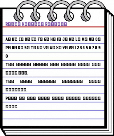 Royal Knights Regular animated font preview