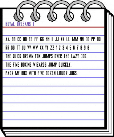 Royal Orleans 1 Plain animated font preview Royal Orleans 1 Plain animated font preview