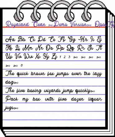 Royaland Clean animated font preview Royaland Clean animated font preview