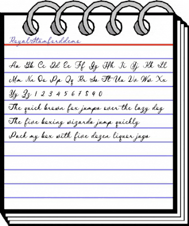Royal Stamford demo Regular animated font preview Royal Stamford demo Regular animated font preview