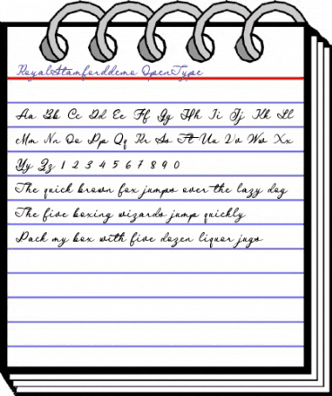 Royal Stamford demo Regular animated font preview Royal Stamford demo Regular animated font preview