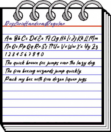 Roystorie Handcraf Regular animated font preview Roystorie Handcraf Regular animated font preview