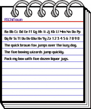 RSChiTown Regular animated font preview RSChiTown Regular animated font preview