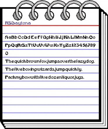 Rsdaytona Regular animated font preview Rsdaytona Regular animated font preview