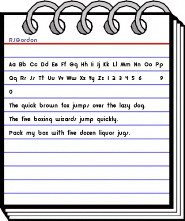 RSGordon Regular animated font preview RSGordon Regular animated font preview