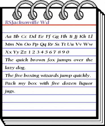 RSJacksonville Wd Regular animated font preview RSJacksonville Wd Regular animated font preview