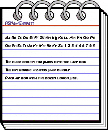 RSNewGarrett Regular animated font preview RSNewGarrett Regular animated font preview
