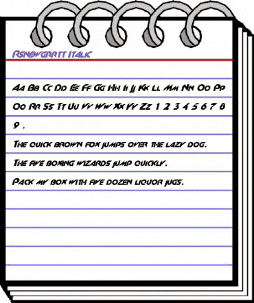 Rsnewgrrtt Italic Italic animated font preview Rsnewgrrtt Italic Italic animated font preview