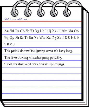 RSTimesMirror Regular animated font preview RSTimesMirror Regular animated font preview